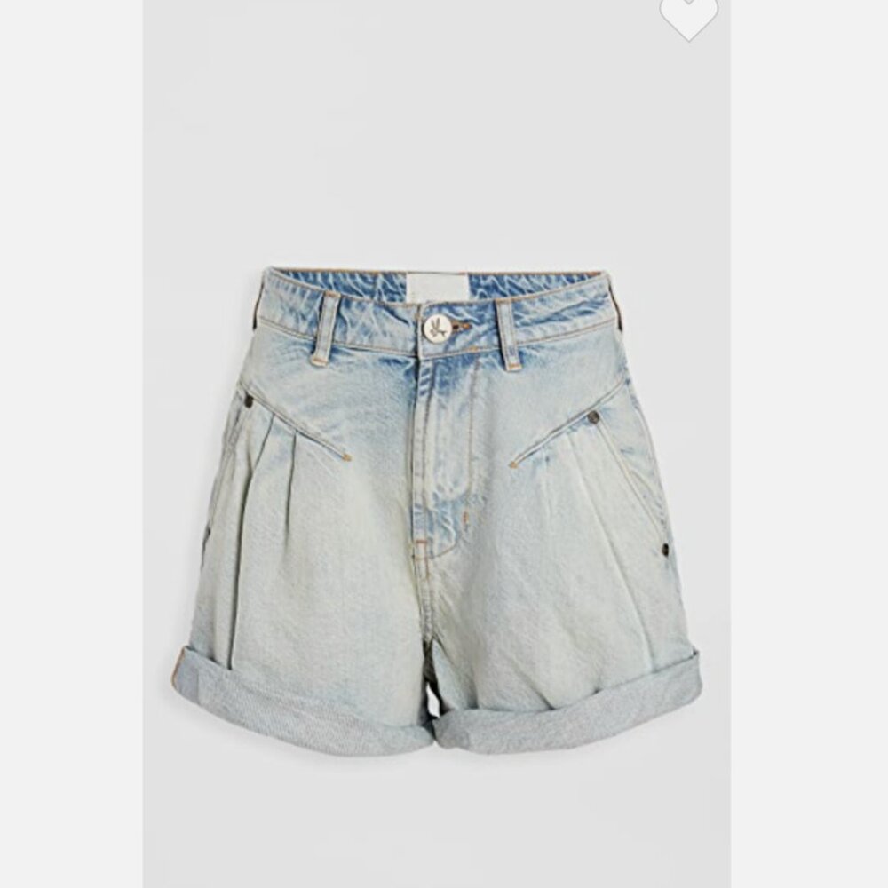 New OneTeaspoon Streetwalkers Baggy Cuffed High Waist 80's Shorts Women Sz 23